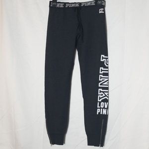 Victoria's Secret PINK Logo Gym Pants Sz XS
